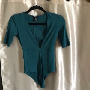 Forever 21 Deep V bodysuit